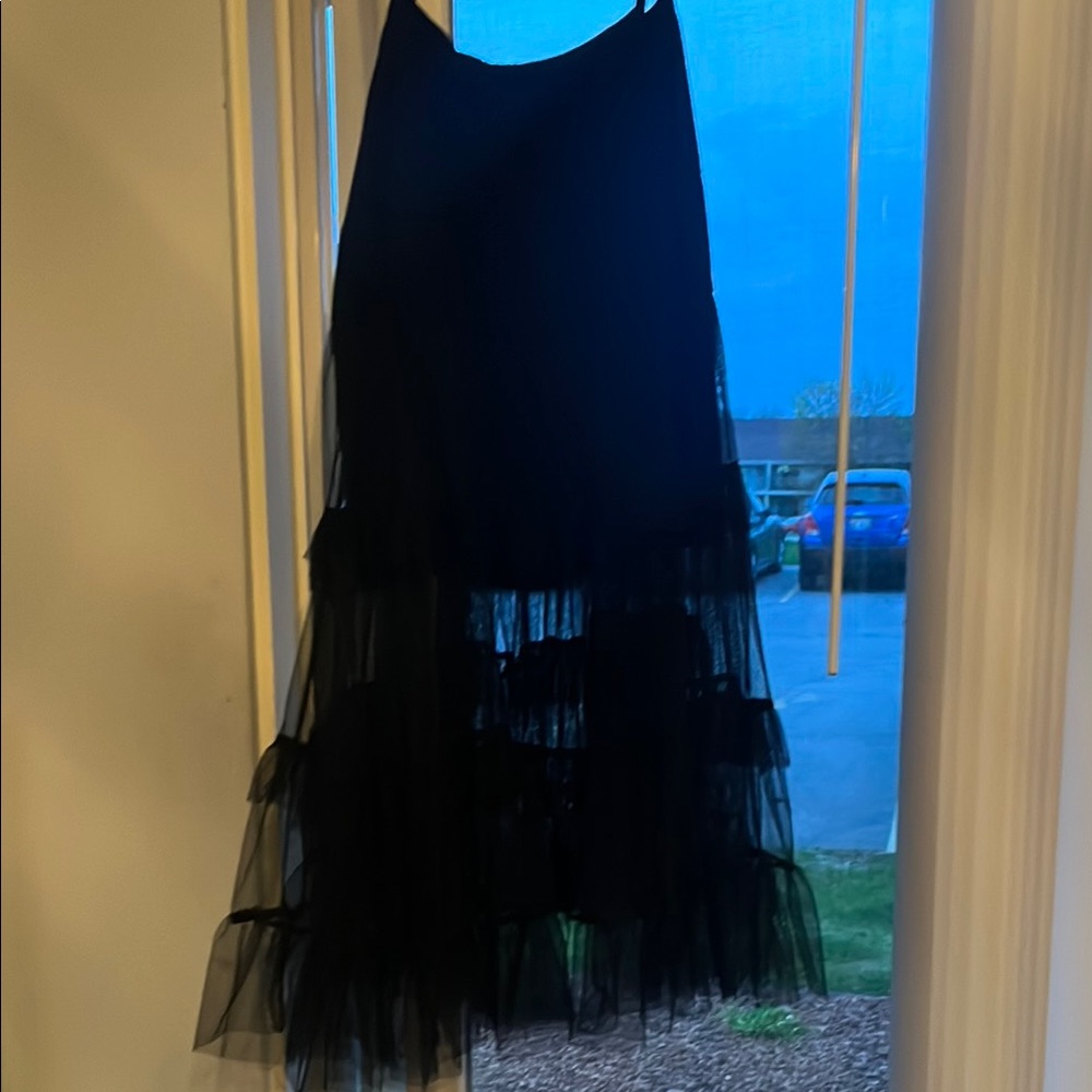 Torrid Elegant Black Tiered Dress/Skirt size 1